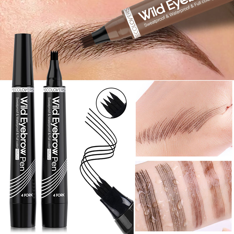 Eyebrow Pomade Pencil - 4-punktowy długopis do brwi długotrwały płynny