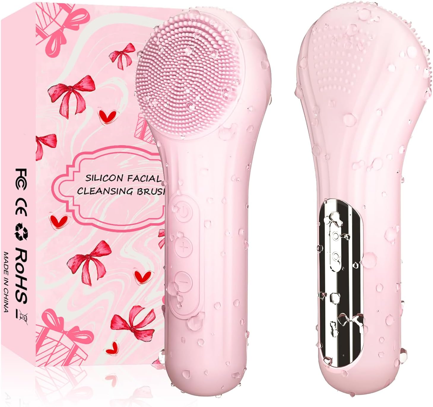 Electric Face Cleanser Brush - Silikonowy peeling do twarzy, wodoodporna elektryczna