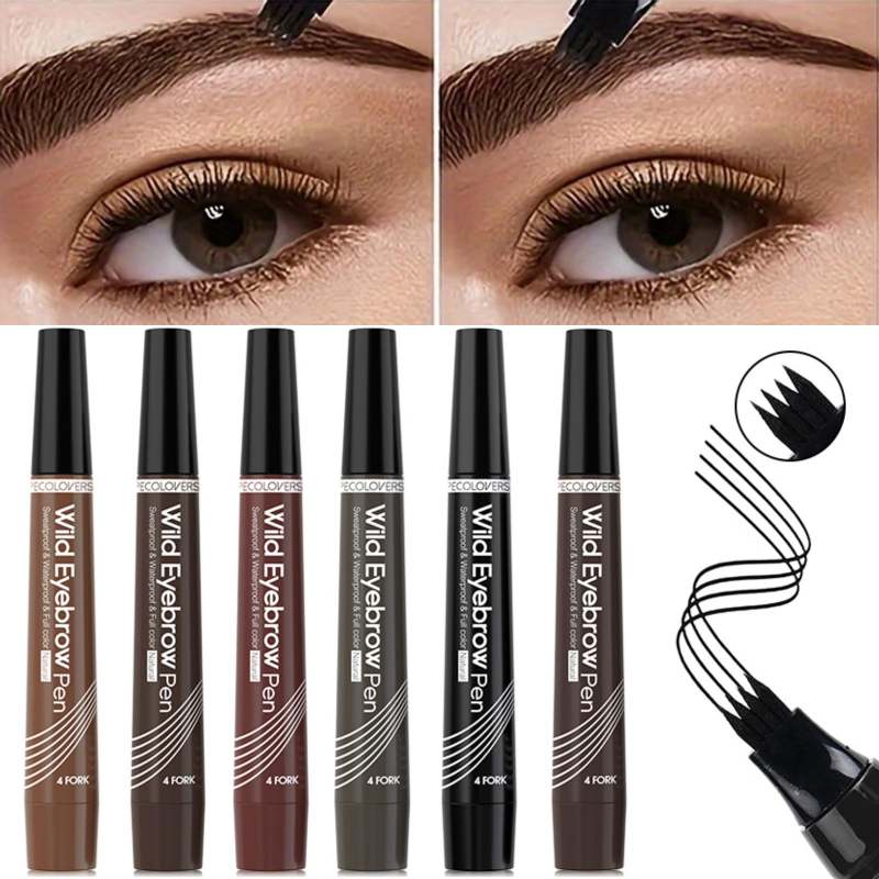 Eyebrow Pomade Pencil - 4-widełkowa wodoodporna kredka do brwi dla