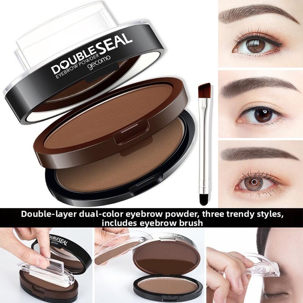 Eyebrow Pomade Pencil - Stempel do brwi dwukolorowy, pudr do