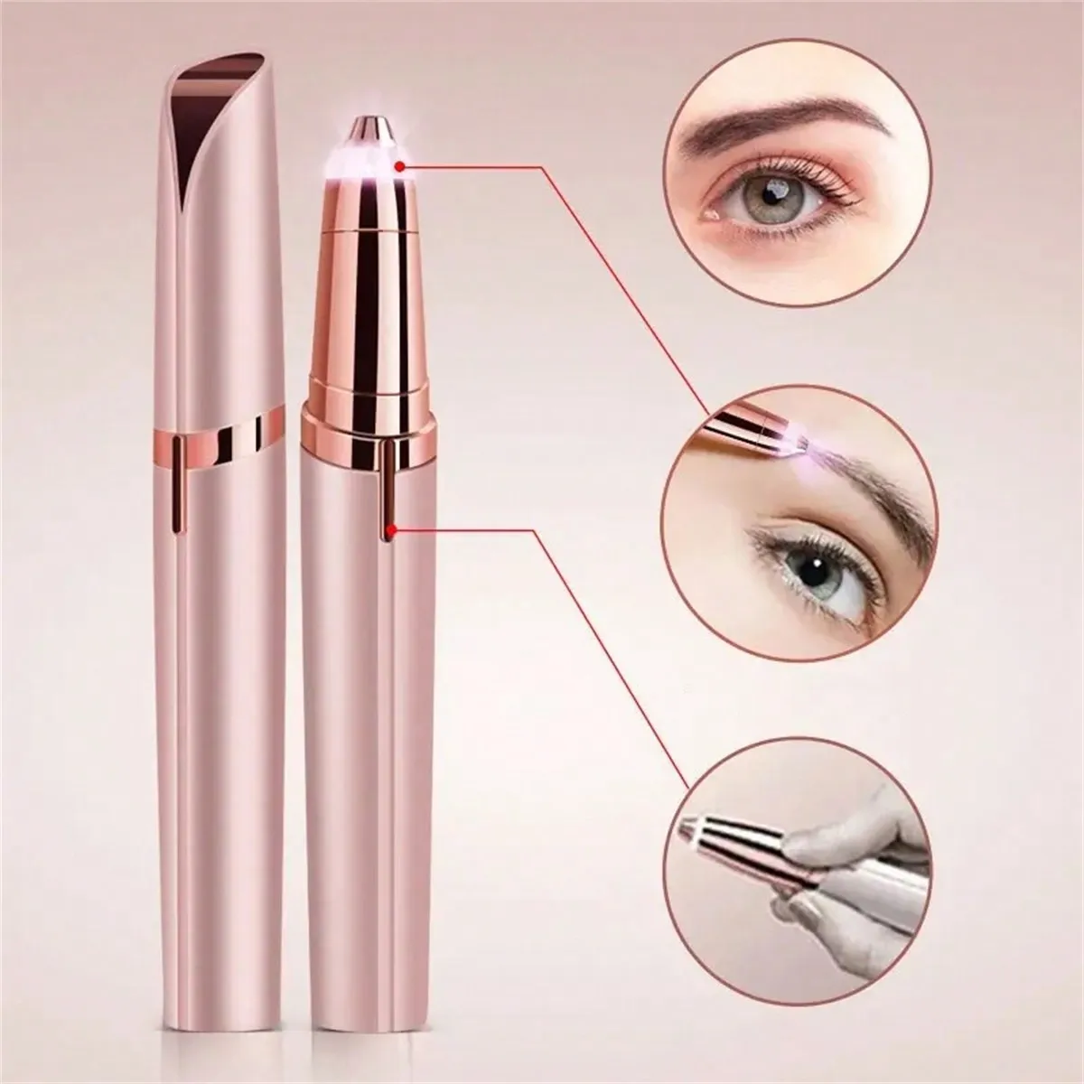 Eyebrow Pomade Pencil - Elektryczny trymer do brwi dla kobiet,