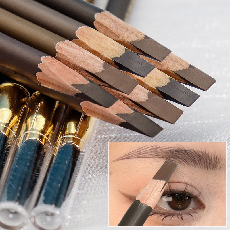 Eyebrow Pomade Pencil - Wodoodporny długopis do brwi z pędzelkiem