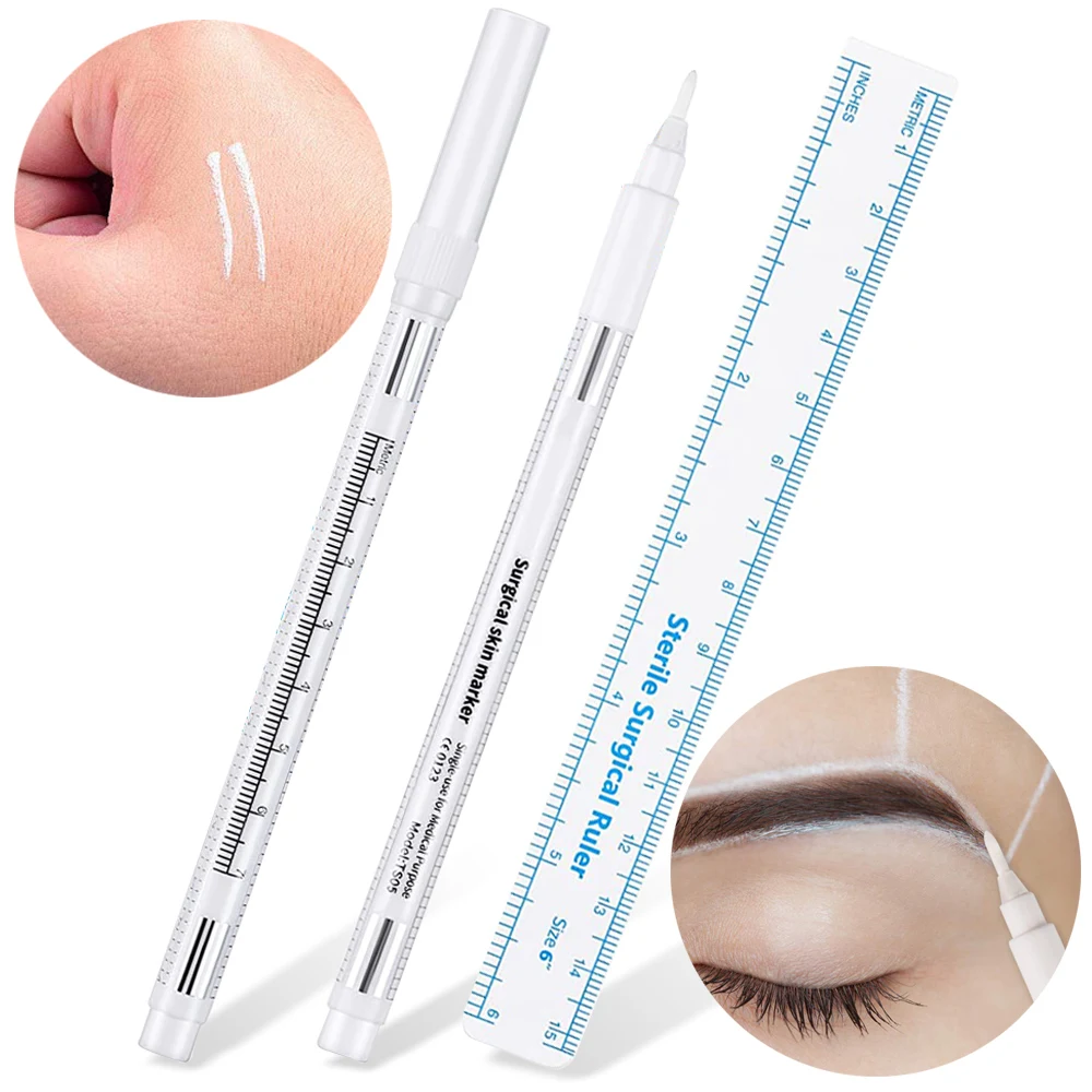 Eyebrow Pomade Pencil - 1 zestaw Marker pisak do tatuażu