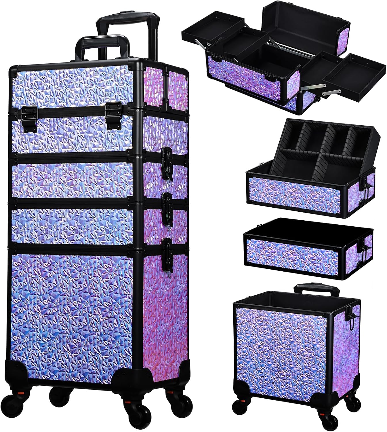 Beauty Makeup Trolley - Wózek na kółkach do makijażu, duży