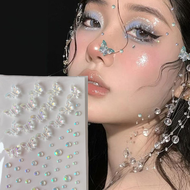 1/6szt Kolorowy kryształ motyl – Beauty Gems Makeup recenzja i cena