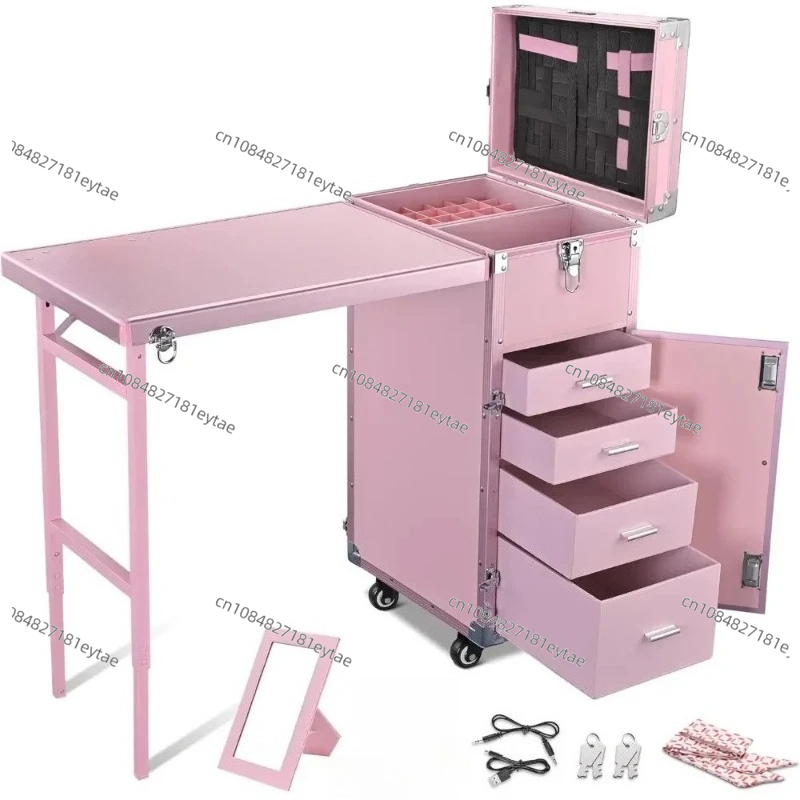 Stół do manicure składany, sto – Beauty Makeup Trolley recenzja i cena