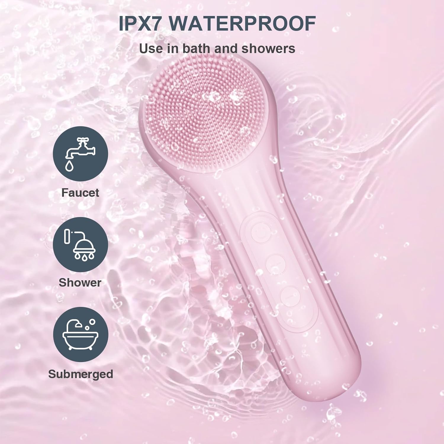 Silikonowy peeling do twarzy,  – Electric Face Cleanser Brush recenzja i cena