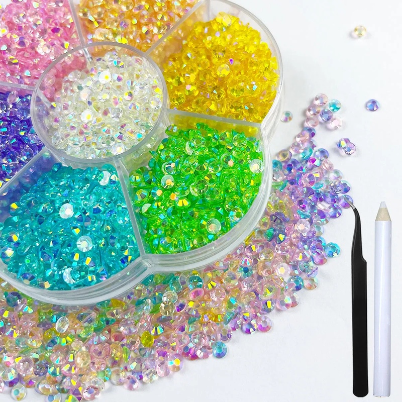 3920 szt. żywicznych dżetów AB – Beauty Gems Makeup recenzja i cena