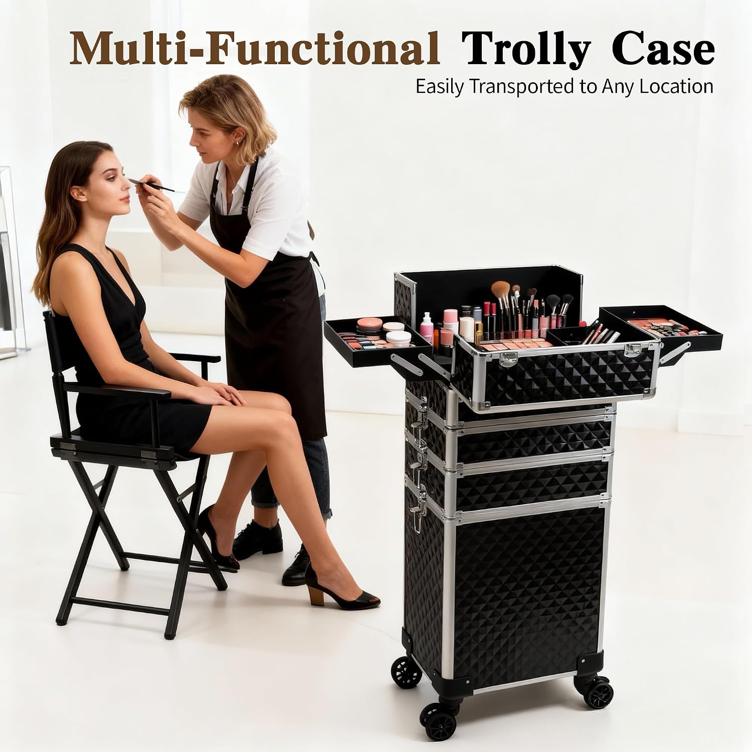 Przenośny wózek na kosmetyki,  – Beauty Makeup Trolley recenzja i cena