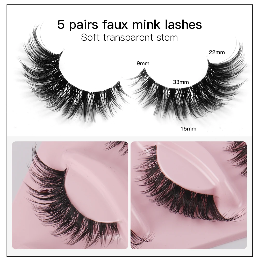 Sztuczne rzęsy Cat Eye 5 par 3 – Your Beauty Makeup recenzja i cena