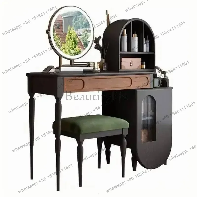 Organizer LJY, czarna toaletka – Beauty Makeup Vanity Set recenzja i cena