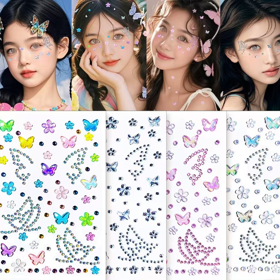 1 szt. Błyszcząca naklejka na  – Beauty Gems Makeup recenzja i cena