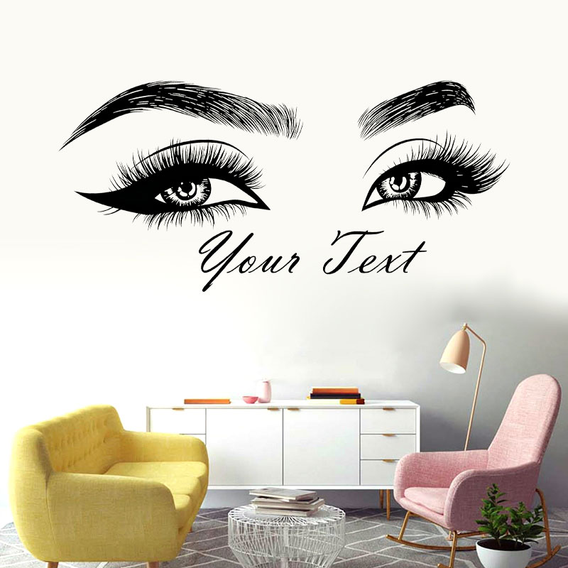 Rzęsy Brwi Winylowa naklejka S – Beauty Of Makeup Quotes recenzja i cena