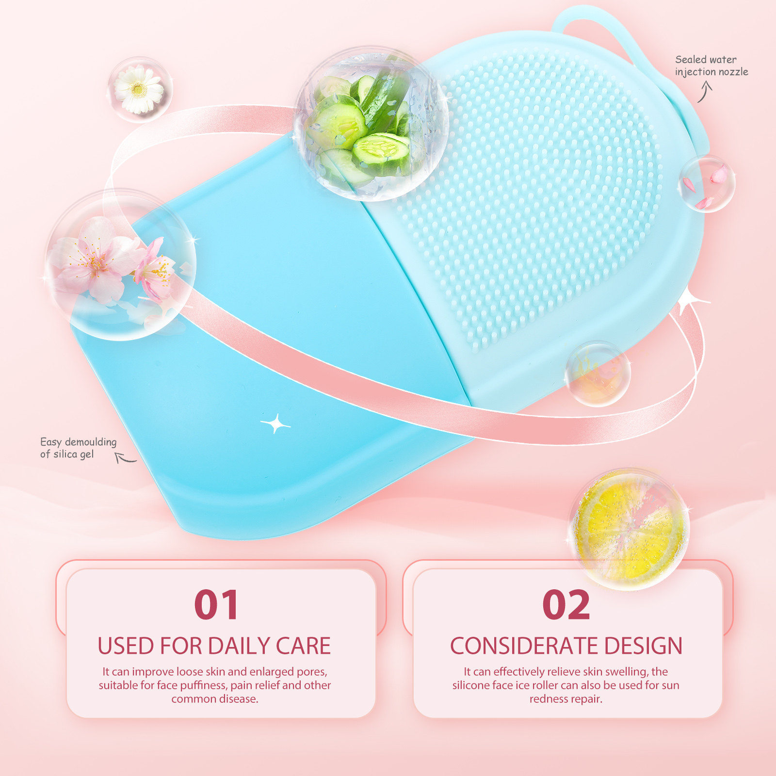 Silikonowa forma do masażu twa – Face Massager recenzja i cena