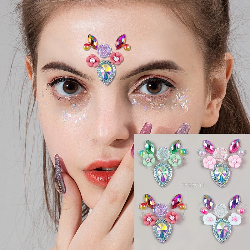 Nowe cyrkonie 3D na twarz fest – Beauty Gems Makeup recenzja i cena