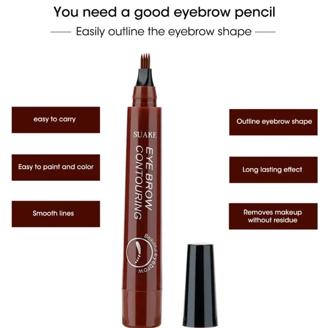 Kredka do brwi Wodoodporna, tr – Eyebrow Pomade Pencil recenzja i cena