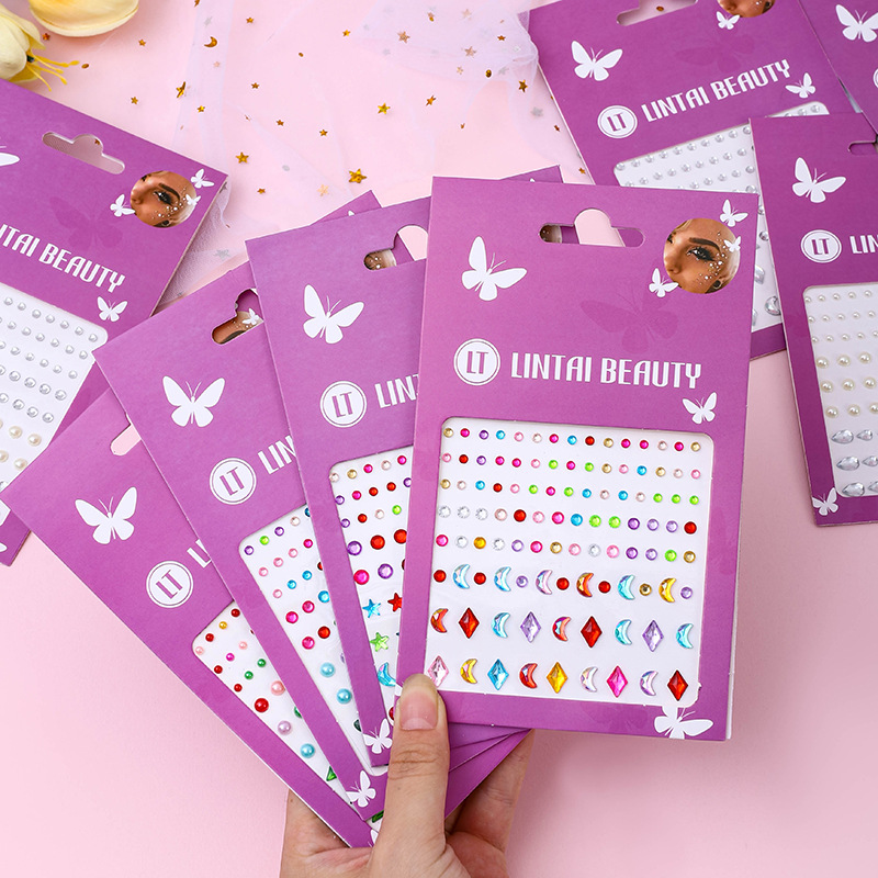 Naklejki na twarz z klejnotami – Beauty Gems Makeup recenzja i cena