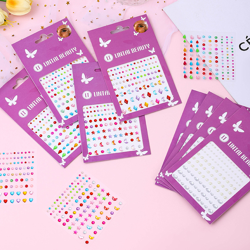 Naklejki na twarz z klejnotami – Beauty Gems Makeup recenzja i cena