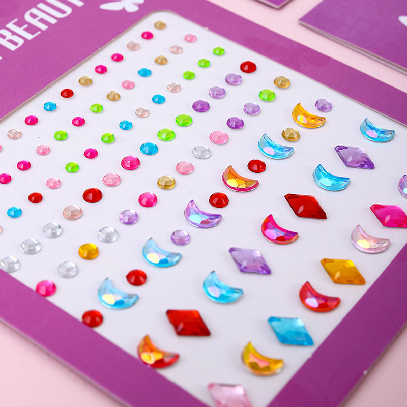 Naklejki na twarz z klejnotami – Beauty Gems Makeup recenzja i cena