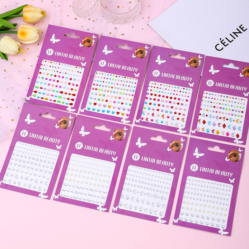 Naklejki na twarz z klejnotami – Beauty Gems Makeup recenzja i cena