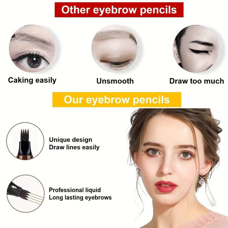 Wodoodporny długopis do brwi,  – Eyebrow Pomade Pencil recenzja i cena