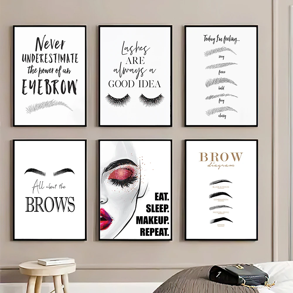 Moda makijaż obraz na płótnie  – Beauty Of Makeup Quotes recenzja i cena