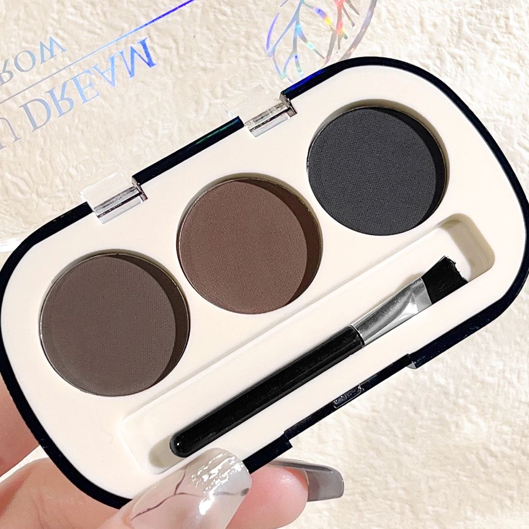 3-kolorowa paleta pędzli do br – Eyebrow Pomade Pencil recenzja i cena
